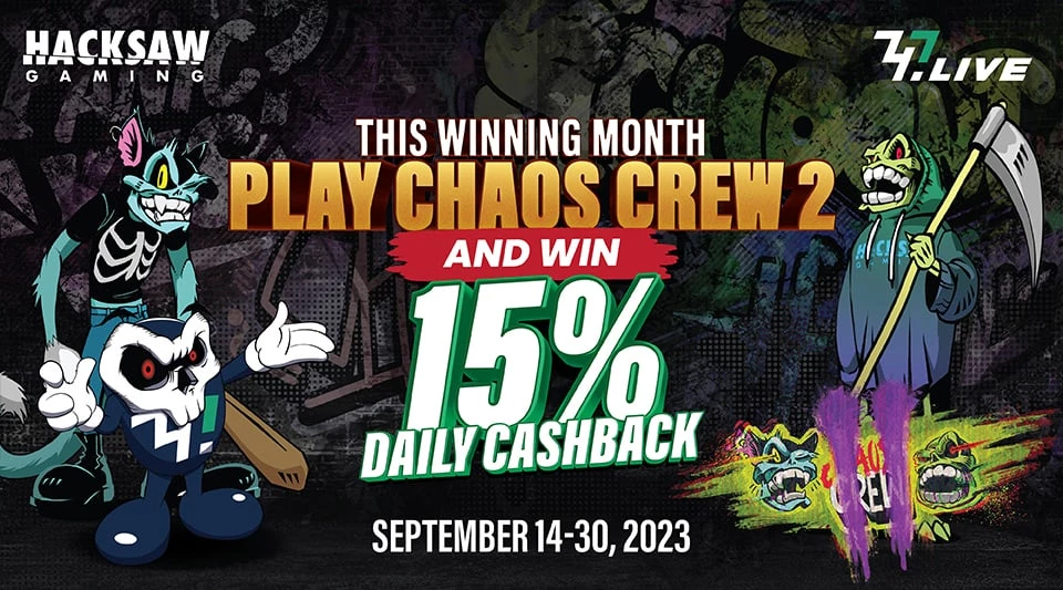 chaos crew2 hacksaw cashback